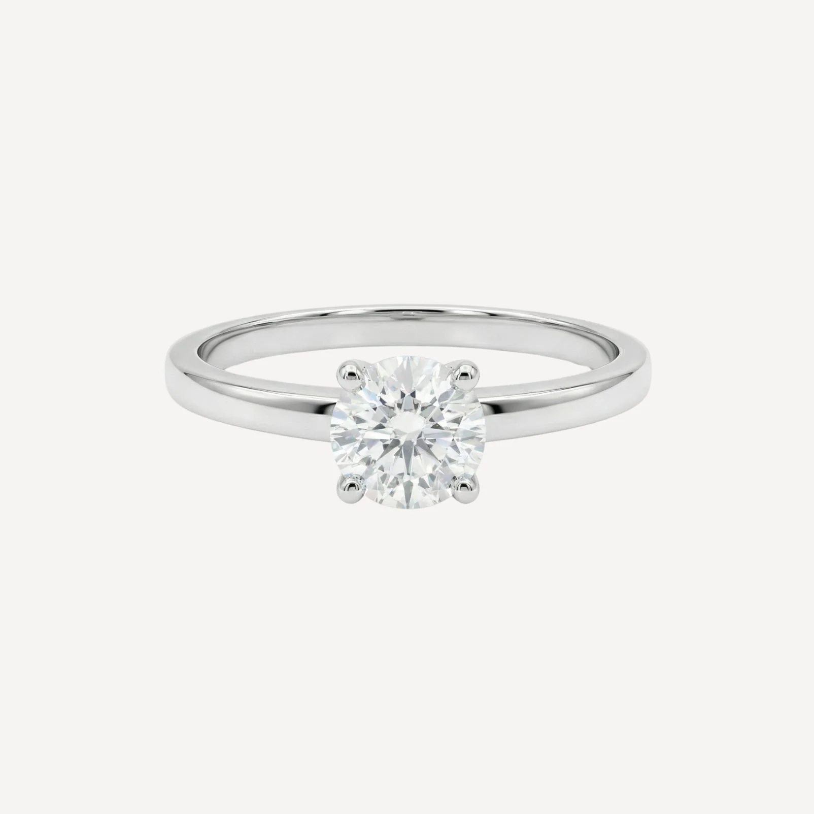 Lab Grown Diamantring 0.51 ct. Rund LGD005