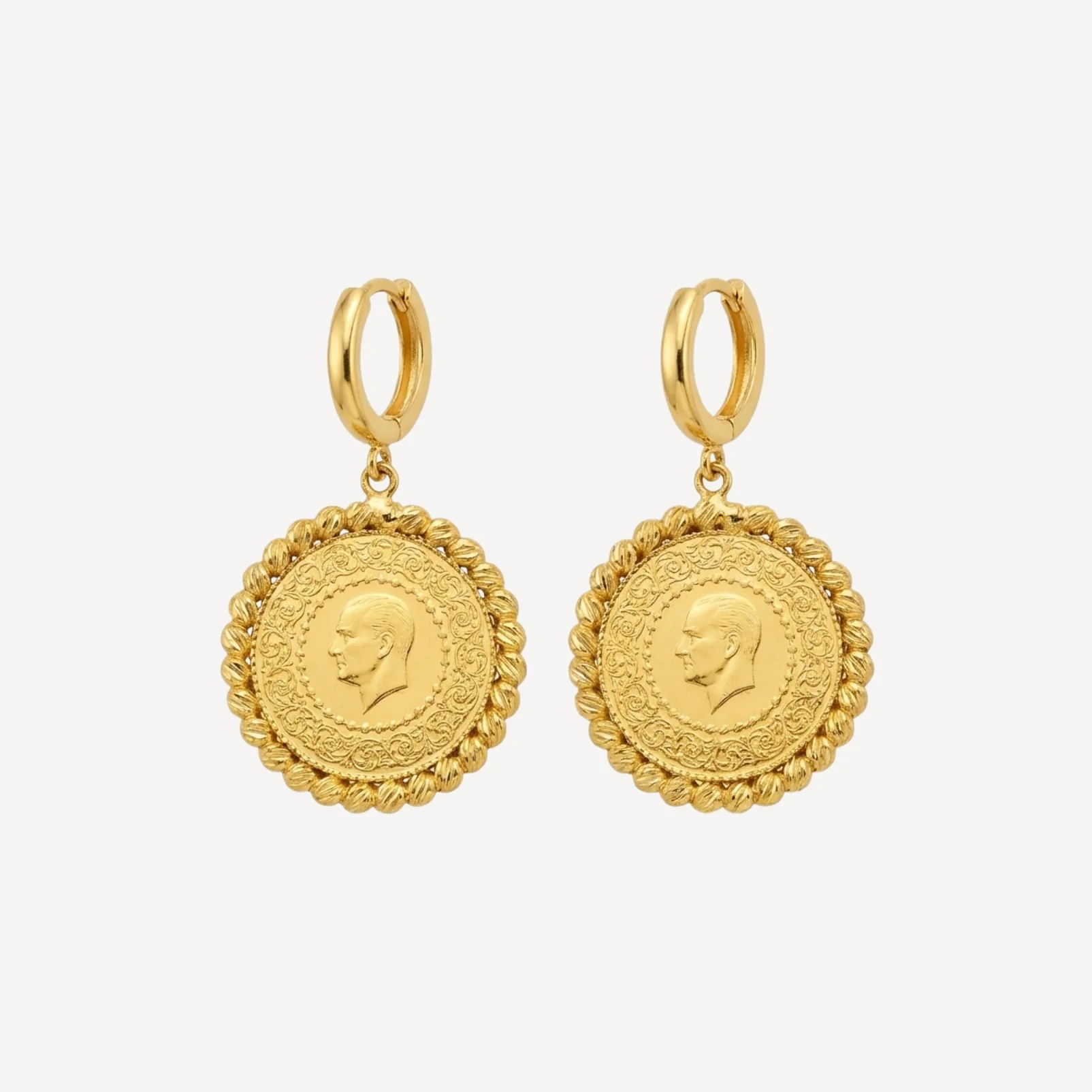 Ohrringe 1002 22 Karat